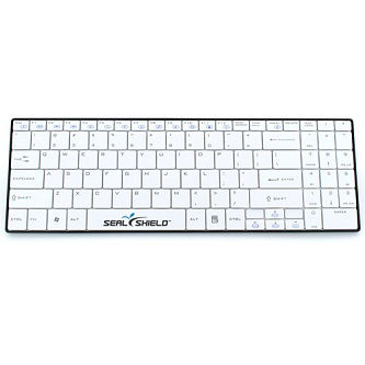Seal Shield WASHABLE BLUETOOTH KEYBOARD WHITE